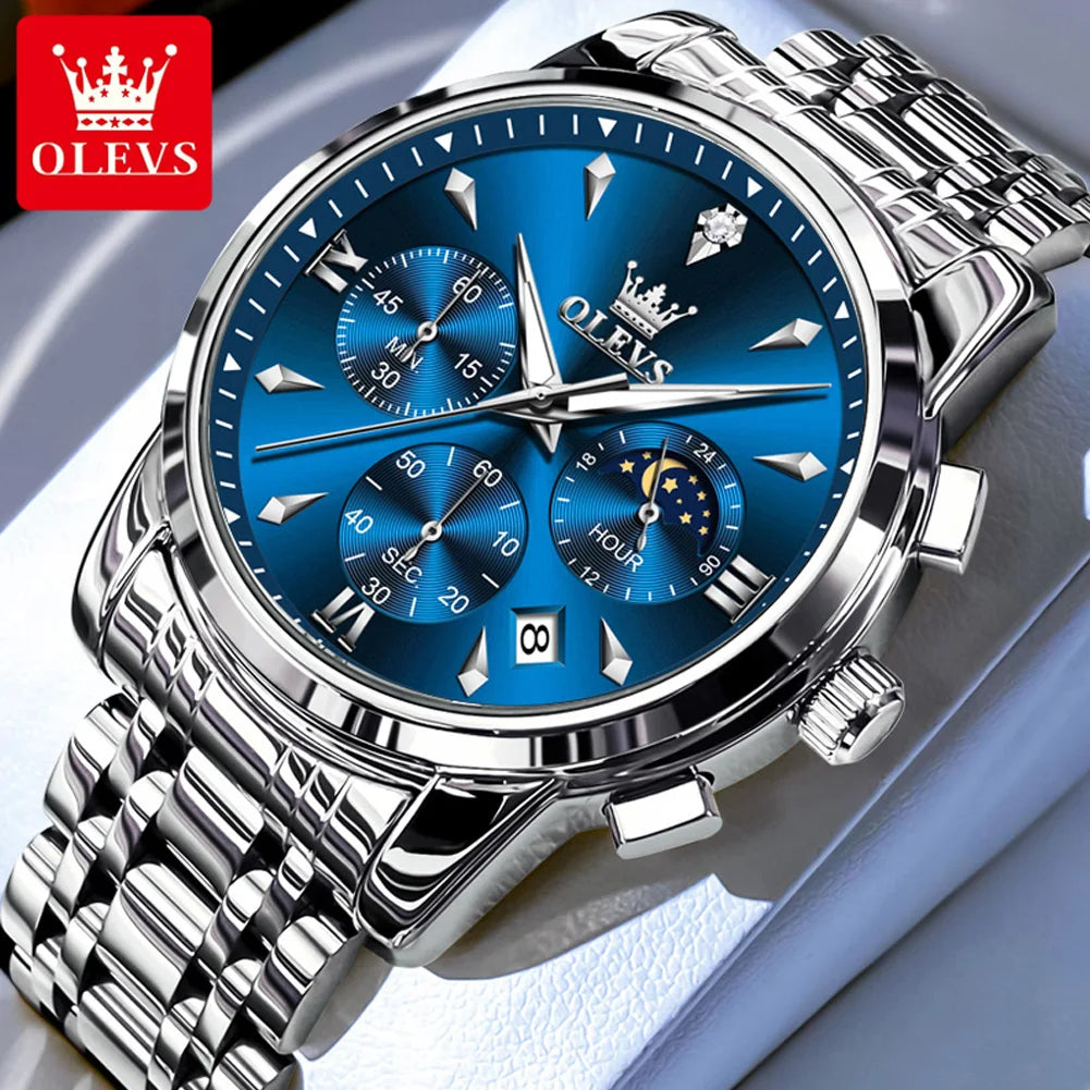 
"OLEVS 3639 watch worn on wrist lifestyle"