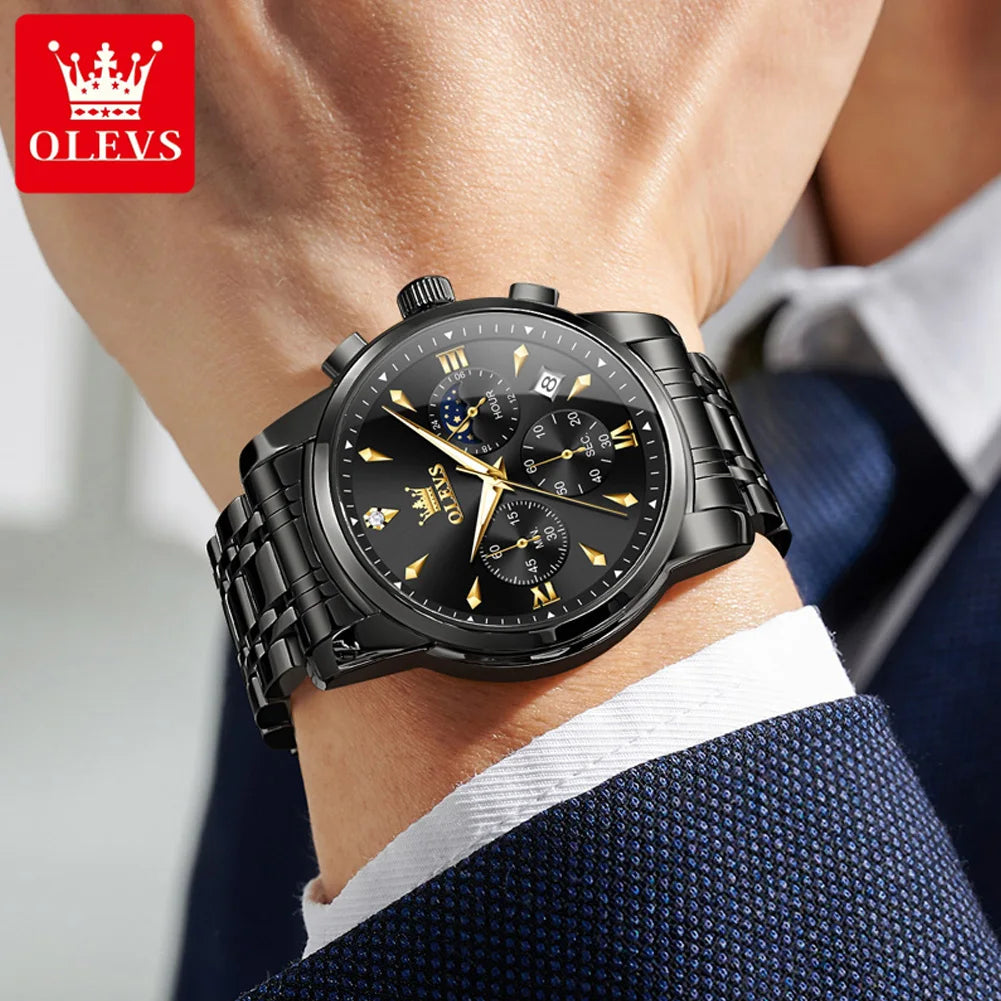 OLEVS watch strap texture and quality